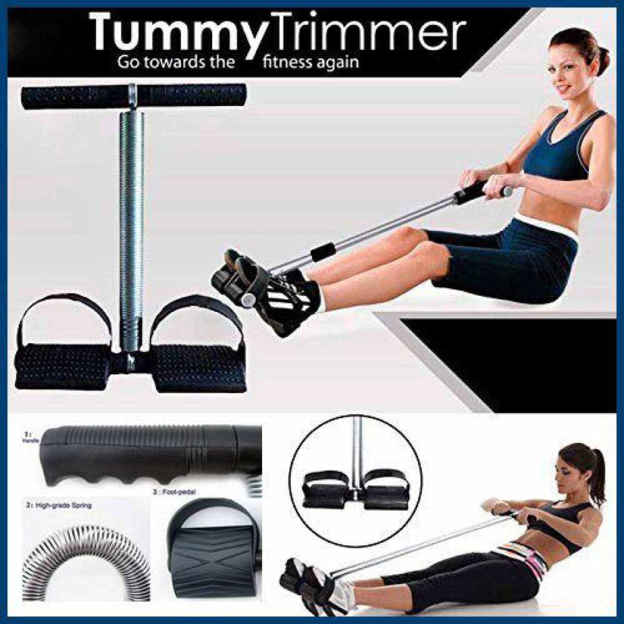 Tummy Trimmer Double Spring (Premium Quality)
