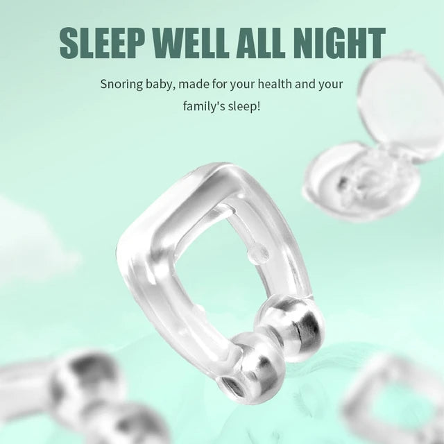 Silicone Magnetic Anti Snoring Nose Clip (PACK OF 2)