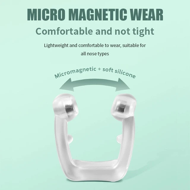 Silicone Magnetic Anti Snoring Nose Clip (PACK OF 2)